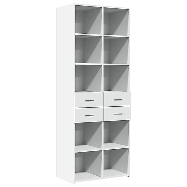 vidaXL Highboard Weiß 70x42,5x185 cm Holzwerkstoff 3281462 günstig online kaufen
