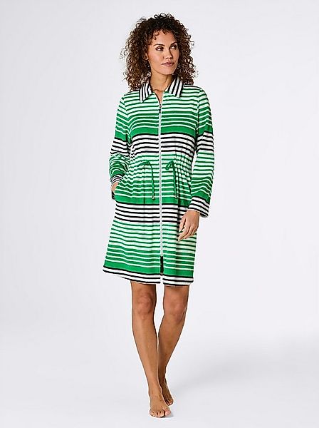 Witt Damenbademantel Bademantel Langarm, Länge ca. 95 cm, Baumwolle, Reißve günstig online kaufen