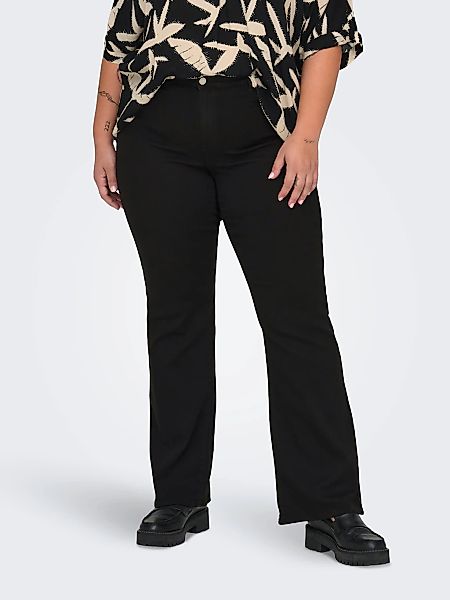 ONLY CARMAKOMA Bootcut-Jeans "CARTHUNDER LIFE MID PUSH UP FLARED DNM" günstig online kaufen
