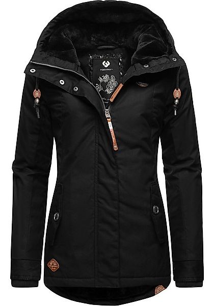 Ragwear Winterjacke Monade Damen Winterparka mit Kapuze und m. Fleece gefüt günstig online kaufen