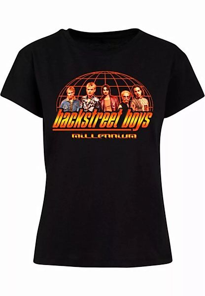 Merchcode T-Shirt Merchcode Damen Ladies Backstreet Boys - Millenium Globe günstig online kaufen