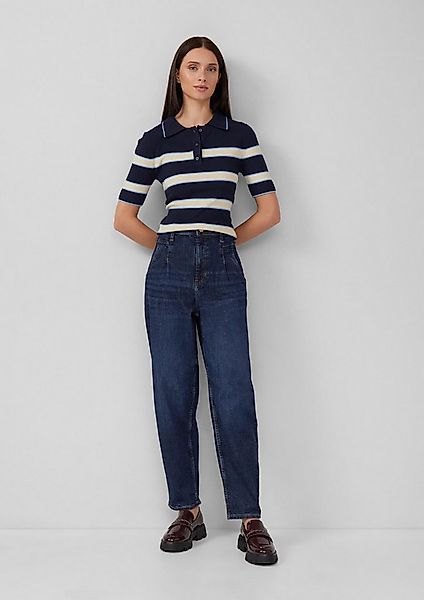 s.Oliver Weite Jeans Jeans-Hose Ankle Jeans / Regular Fit / High Rise / Bar günstig online kaufen