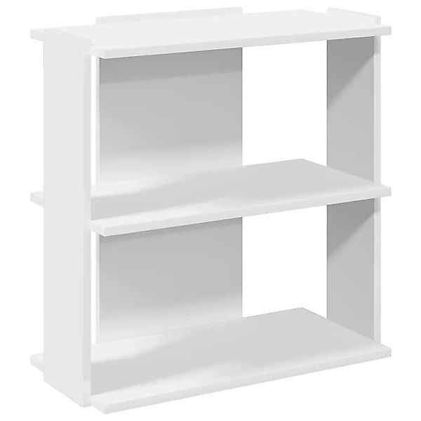 vidaXL Bücherregal 3 Böden Weiß 60x30x60 cm Holzwerkstoff 860247 günstig online kaufen
