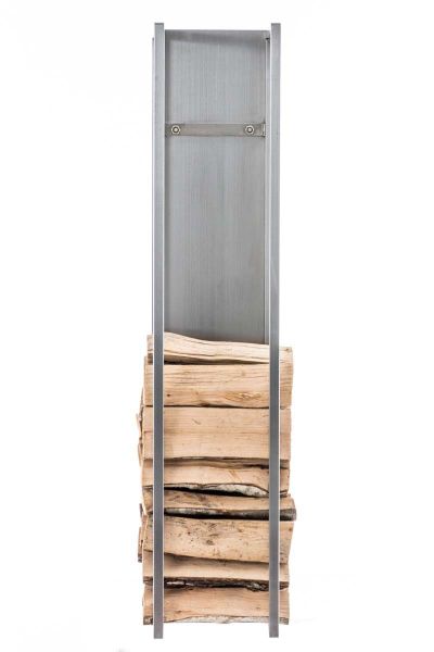 CLP Kaminholzregal Spark, BxTxH:25x25x120 cm, Edelstahl günstig online kaufen