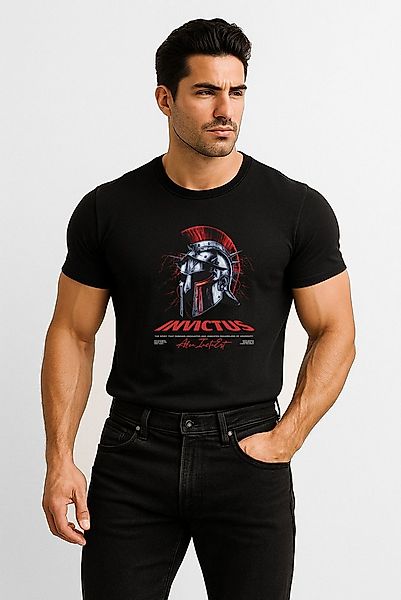 Banco T-Shirt Herren „Invictus Gladiator“ Hochwertiger Frontprint, robust & günstig online kaufen
