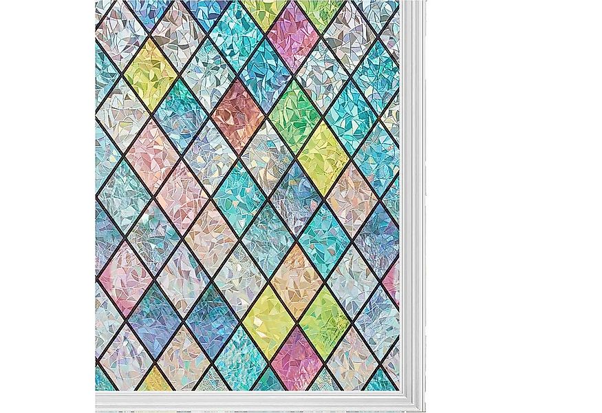 Coonoor Fensterfolie Selbsthaftend Blickdicht Sichtschutzfolie Fenster 3D F günstig online kaufen