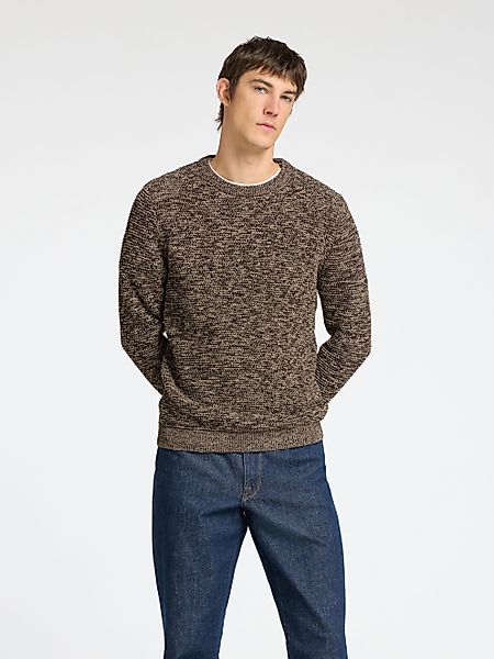 Selected Rundhalspullover SLHVINCE LS KNIT BUBBLE günstig online kaufen