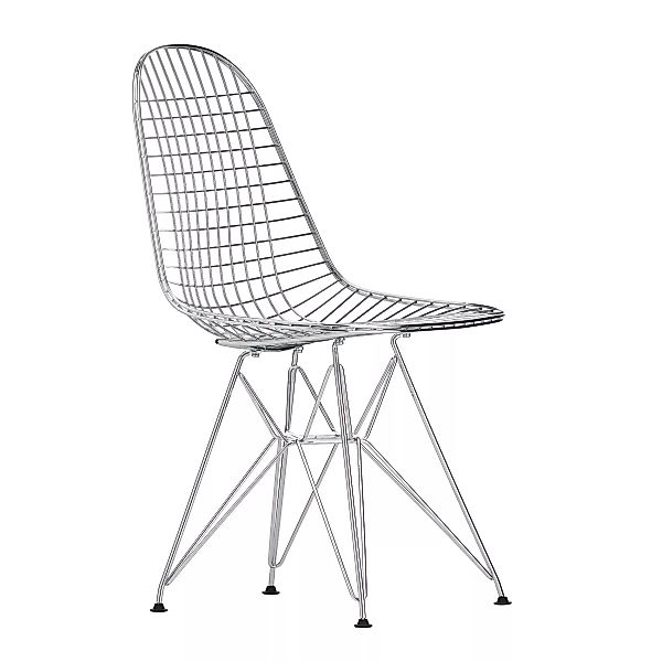 Vitra - Wire Chair DKR Stuhl - chrom/verchromt/Eiffelturmgestell/BxHxT 49x8 günstig online kaufen
