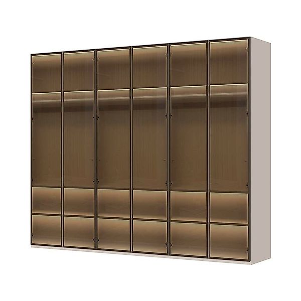 Places of Style Drehtürenschrank »Opera Parsol-Glastüren, LED-Glasbodenbele günstig online kaufen