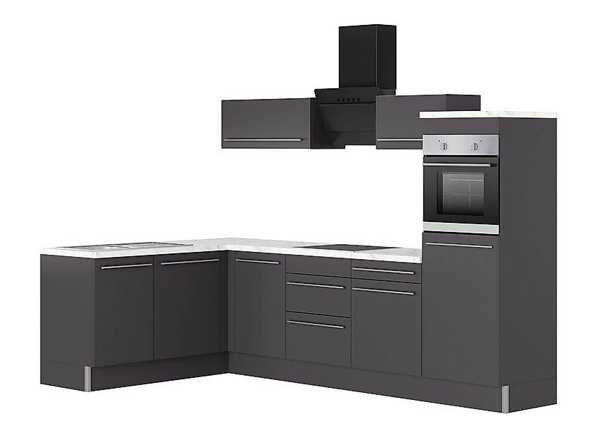 KOCHSTATION Küche "KS-Bern2" Stellmaße 295 x 175 cm, wahlweise mit E-Geräte günstig online kaufen