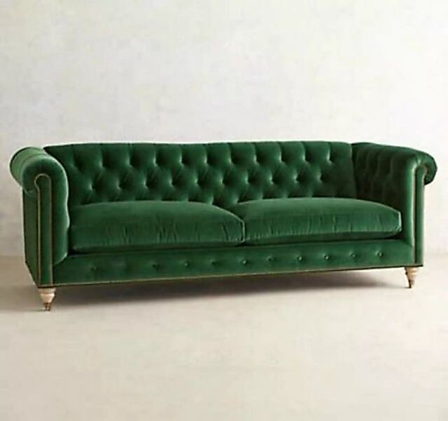 JVmoebel 2-Sitzer Chesterfield Sofa 2 SITZER Polster Designer Couchen Sofas günstig online kaufen