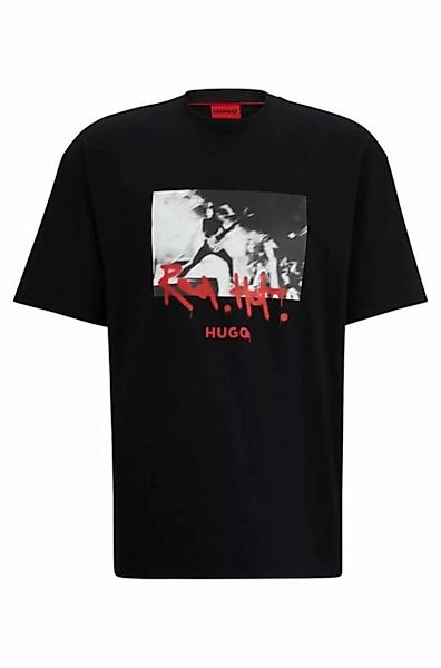 HUGO T-Shirt Domenade 10250555 01, Black günstig online kaufen