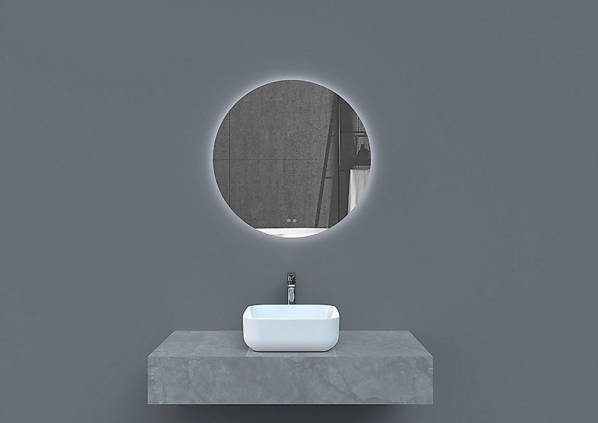 welltime LED-Lichtspiegel Toledo rund, Spiegel mit LED Beleuchtung, Badspie günstig online kaufen