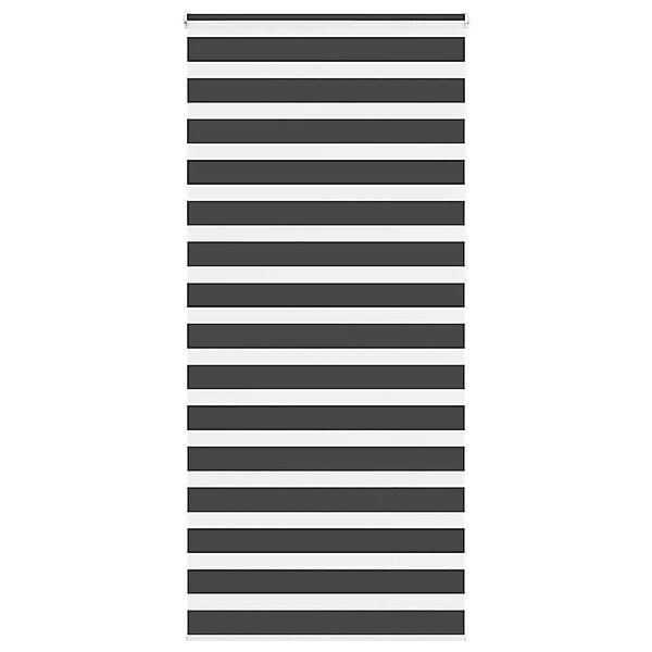 vidaXL Doppelrollo Schwarz 105x230 cm Stoffbreite 100,9 cm Polyester 401428 günstig online kaufen