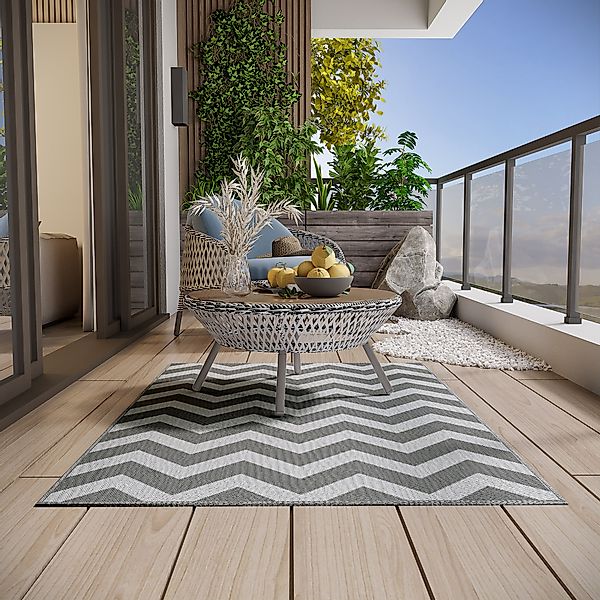 Outsunny Outdoorteppich wasserdichter Kunststoffteppich, für Terrasse, günstig online kaufen
