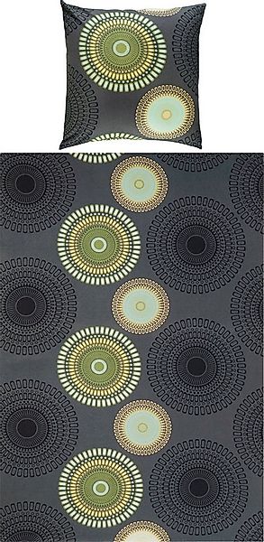 REDBEST Bettwäsche Bettwäsche, Biber, Kreise günstig online kaufen