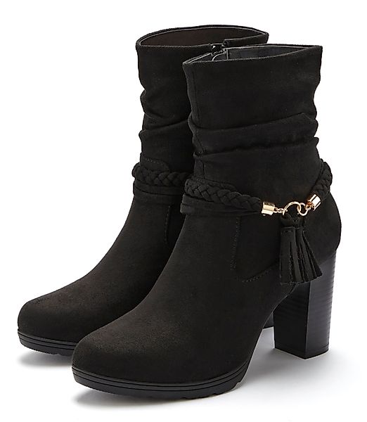 LASCANA Stiefelette Stiefel, Boots mit Blockabsatz günstig online kaufen