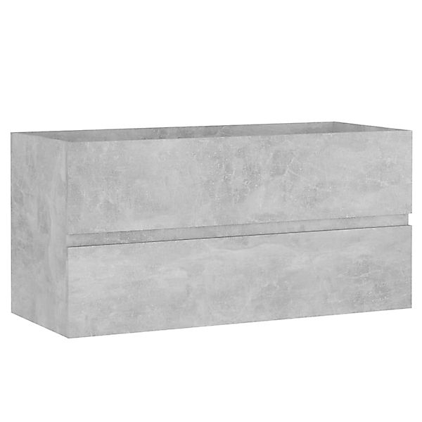 Waschbeckenunterschrank Betongrau 90x38,5x45 Cm Spanplatte günstig online kaufen
