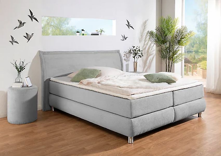 INOSIGN Boxspringbett »"Coloma" erhältlich in H2, H3 oder H4 inkl. Topper«, günstig online kaufen