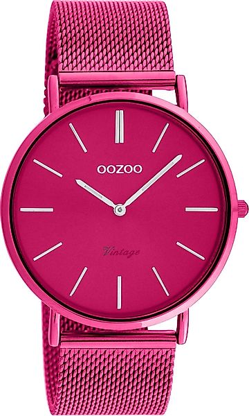OOZOO Quarzuhr Vintage Damenuhr C20275 Pink günstig online kaufen