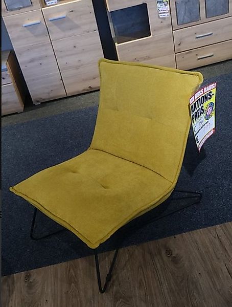 Pleinfeld Abverkauf Sessel/Relax/Deko/Senfgelb/Design günstig online kaufen