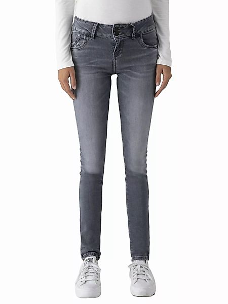 Damen Jeans MOLLY M Super Slim Fit - Grau - Grey Fall Undamaged Wash günstig online kaufen