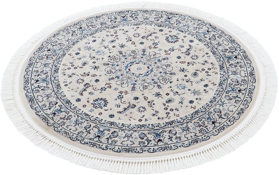 carpetfine Teppich "Nain Diane" rund 8 mm Höhe Kurzflorteppich, Orient Look günstig online kaufen