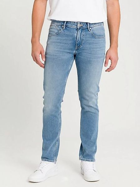 Cross Jeans Herren Jeans DYLAN - Regular Fit - Blau - Light Mid Blue günstig online kaufen