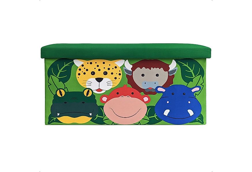 WIESEN.design Spielzeugtruhe 54L, Spielzeugkiste mit Deckel, Kindersitzbank günstig online kaufen