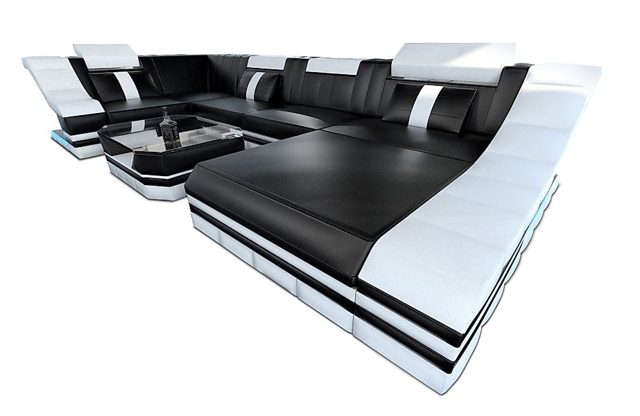 Sofa Dreams Wohnlandschaft Ledersofa Ledercouch Turino günstig online kaufen