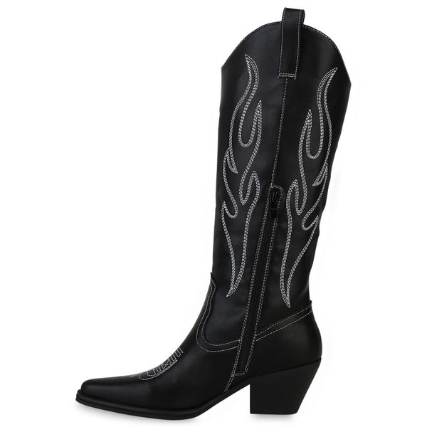 VAN HILL 839870 Cowboystiefel Damen Leicht günstig online kaufen