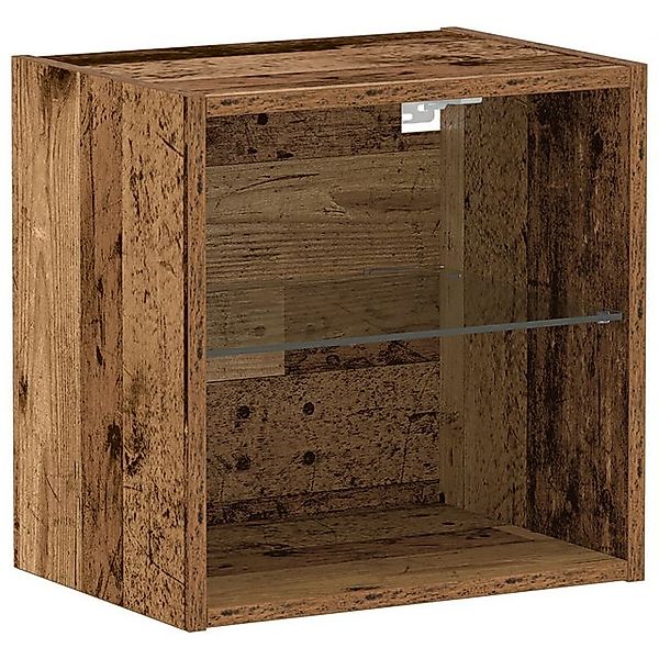 vidaXL Schuhschrank Schweberegal Altholz 40x28,5x40 cm Holzwerkstoff (1-St) günstig online kaufen