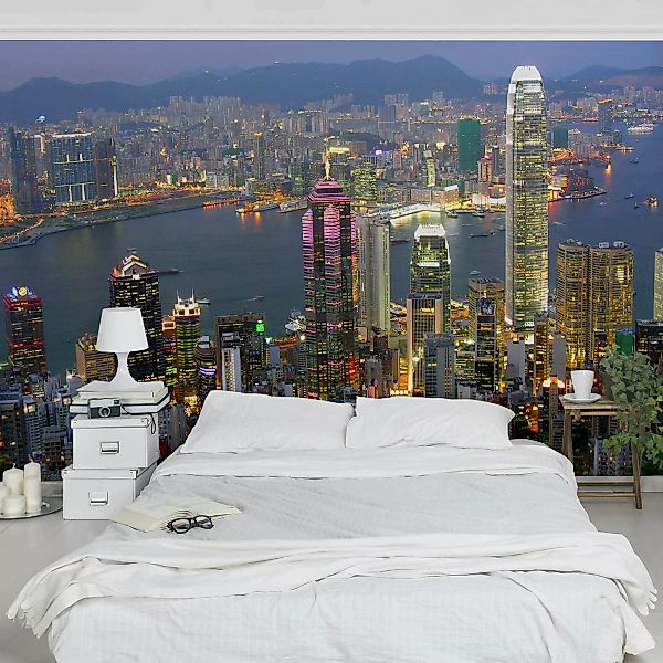 Fototapete Hongkong Skyline günstig online kaufen