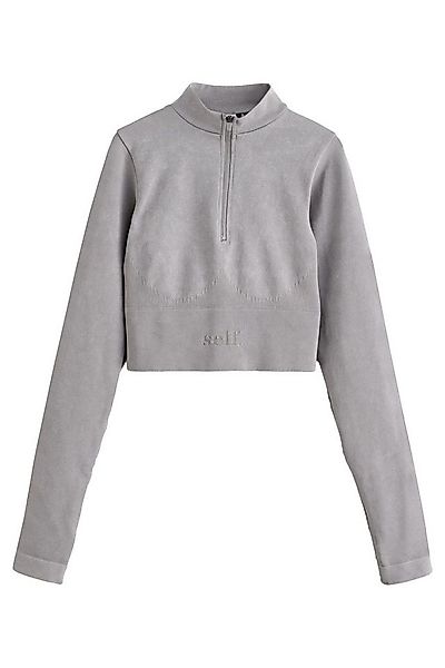 self Langarmshirt Self. Nahtloses Bustier-Top mit Reißverschluss (1-tlg) günstig online kaufen