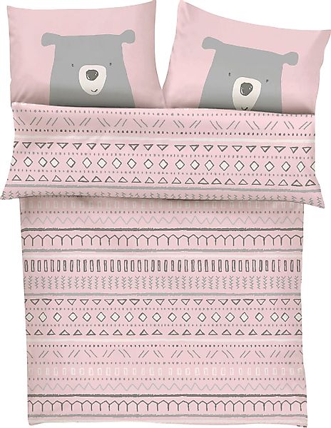 s.Oliver Junior Babybettwäsche Bär, Satin, mit günstig online kaufen