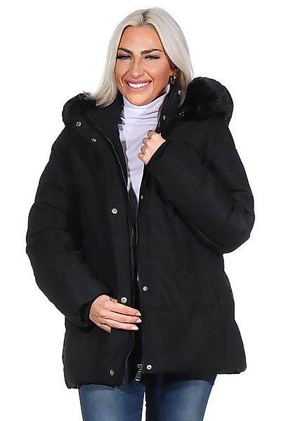 Aurela Damenmode Winterjacke Damen Steppjacke Polarfleece gefüttert mit abn günstig online kaufen