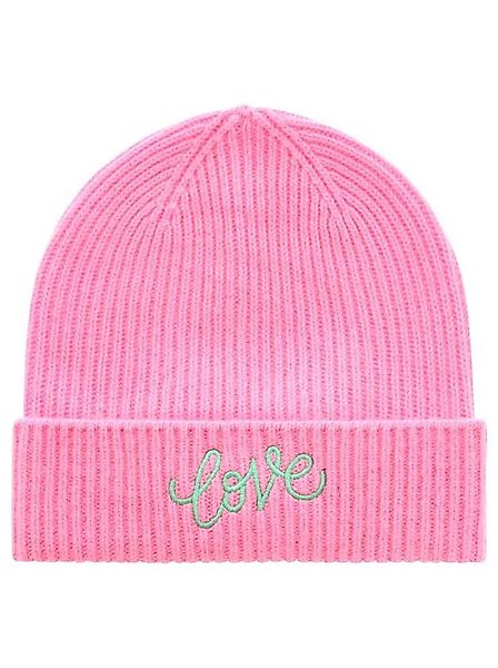 Zwillingsherz Strickmütze 100% Kaschmir Umschlagmütze günstig online kaufen