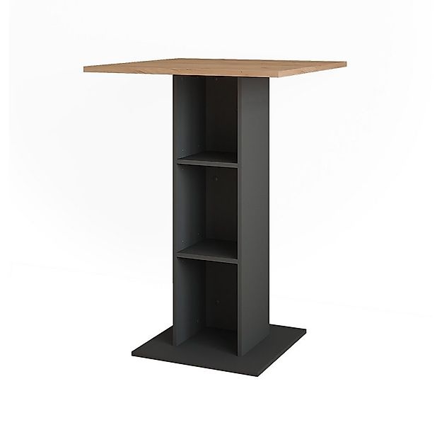 Vicco Bartisch Repose, Goldkraft Eiche/Anthrazit, 75 x 75 cm günstig online kaufen