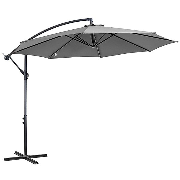 MC Star Sonnenschirm Kurbelschirm mit Stahlgestell günstig online kaufen