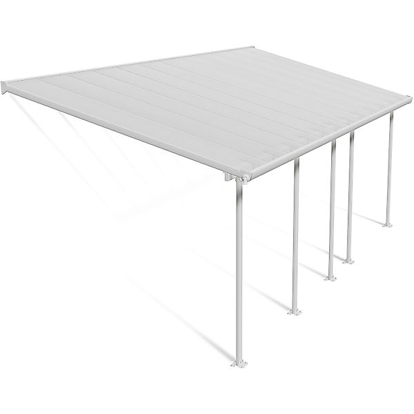 Palram - Canopia Terrassenüberdachung Feria Weiß 3x7.30 günstig online kaufen