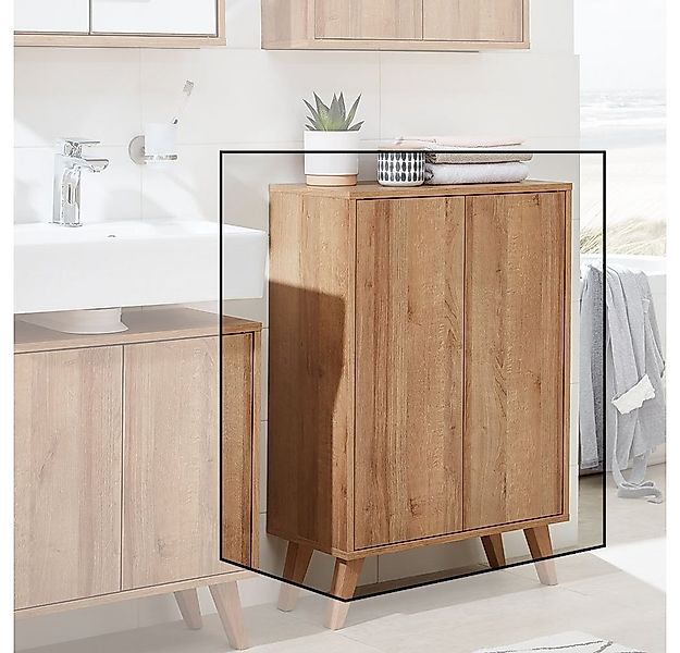 FACKELMANN Midischrank Finn Doppel-Midischrank 60cm - Ast-Eiche günstig online kaufen