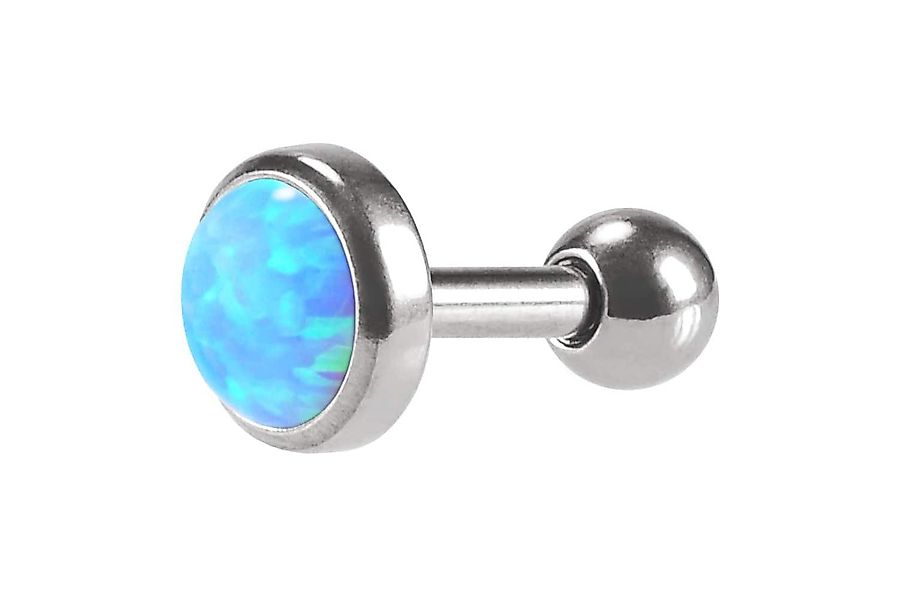 PIERCINGLINE Single-Ohrstecker Chirurgenstahl Ohrpiercing SYNTHETISCHER OPA günstig online kaufen