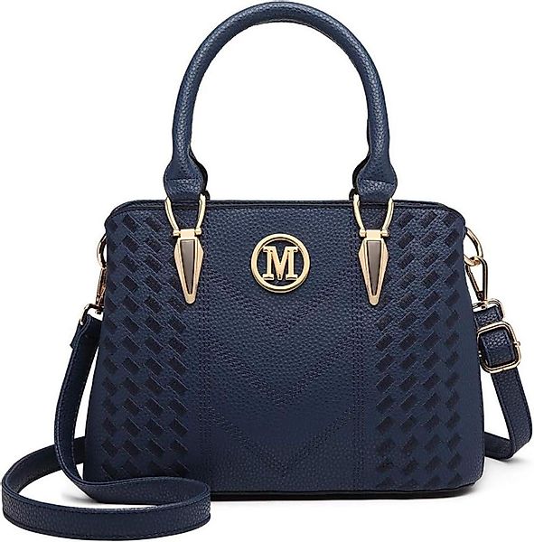 LuxusKollektion Handtasche Damen Handtasche Mittelgroß Blau günstig online kaufen
