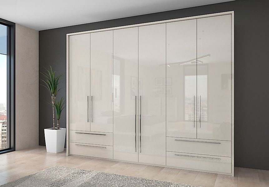 OTTO home Drehtürenschrank "Piano, inklusive Rahmen und Beleuchtung, soft-c günstig online kaufen