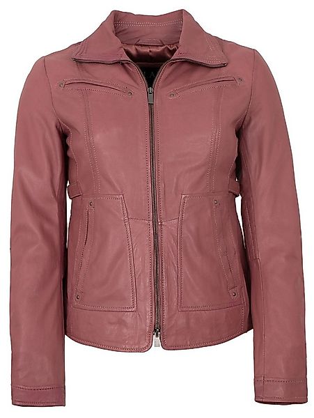 Jilani Lederjacke Violetta Jilani - Damen Lederjacke Lammnappa rose günstig online kaufen