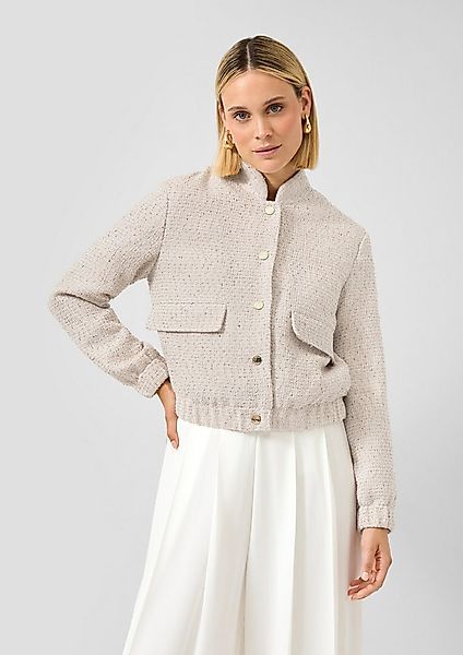 s.Oliver Funktionsjacke Outdoor-Jacke Bouclé-Blouson mit Pailletten im Rela günstig online kaufen
