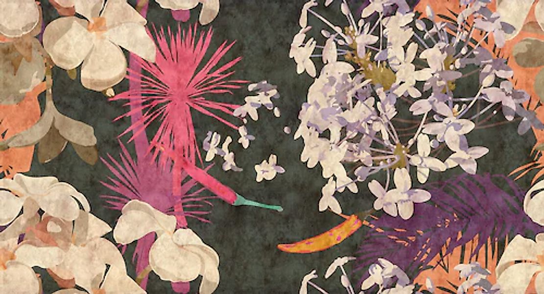living walls Fototapete »Walls by Patel Vintage Bouquet 2« glatt Vlies, Wan günstig online kaufen