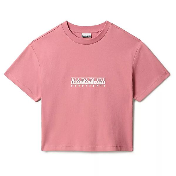 Napapijri S-box W Cropped 2 Kurzärmeliges T-shirt M Pink Lulu günstig online kaufen
