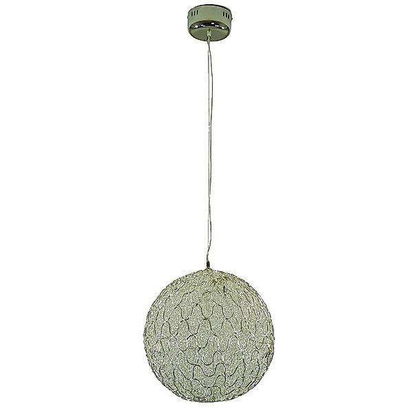Dapo Decken Pendelleuchte Vanessa 50cm G4 Chrom Aludraht IP20 günstig online kaufen