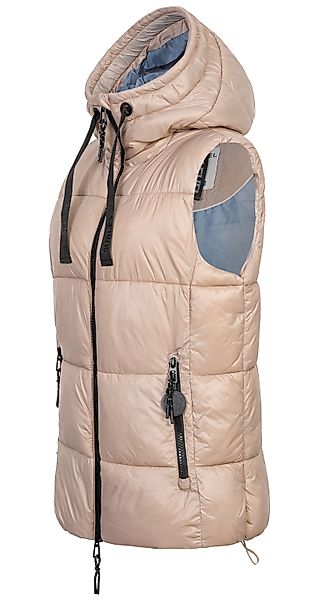SUBLEVEL Steppweste Damen mit Kapuze Waistcoat günstig online kaufen